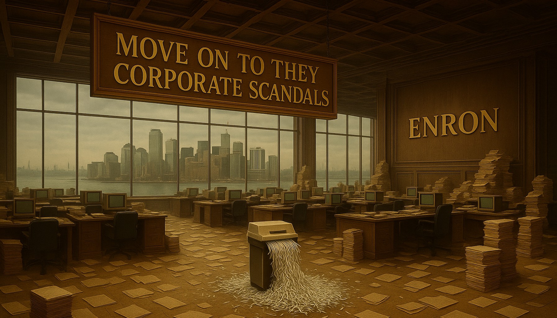 Move On To They Corporate Scandals