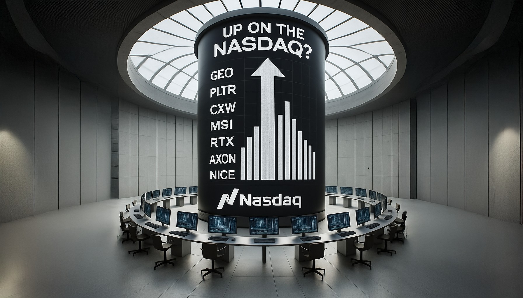 Up On The NASDAQ