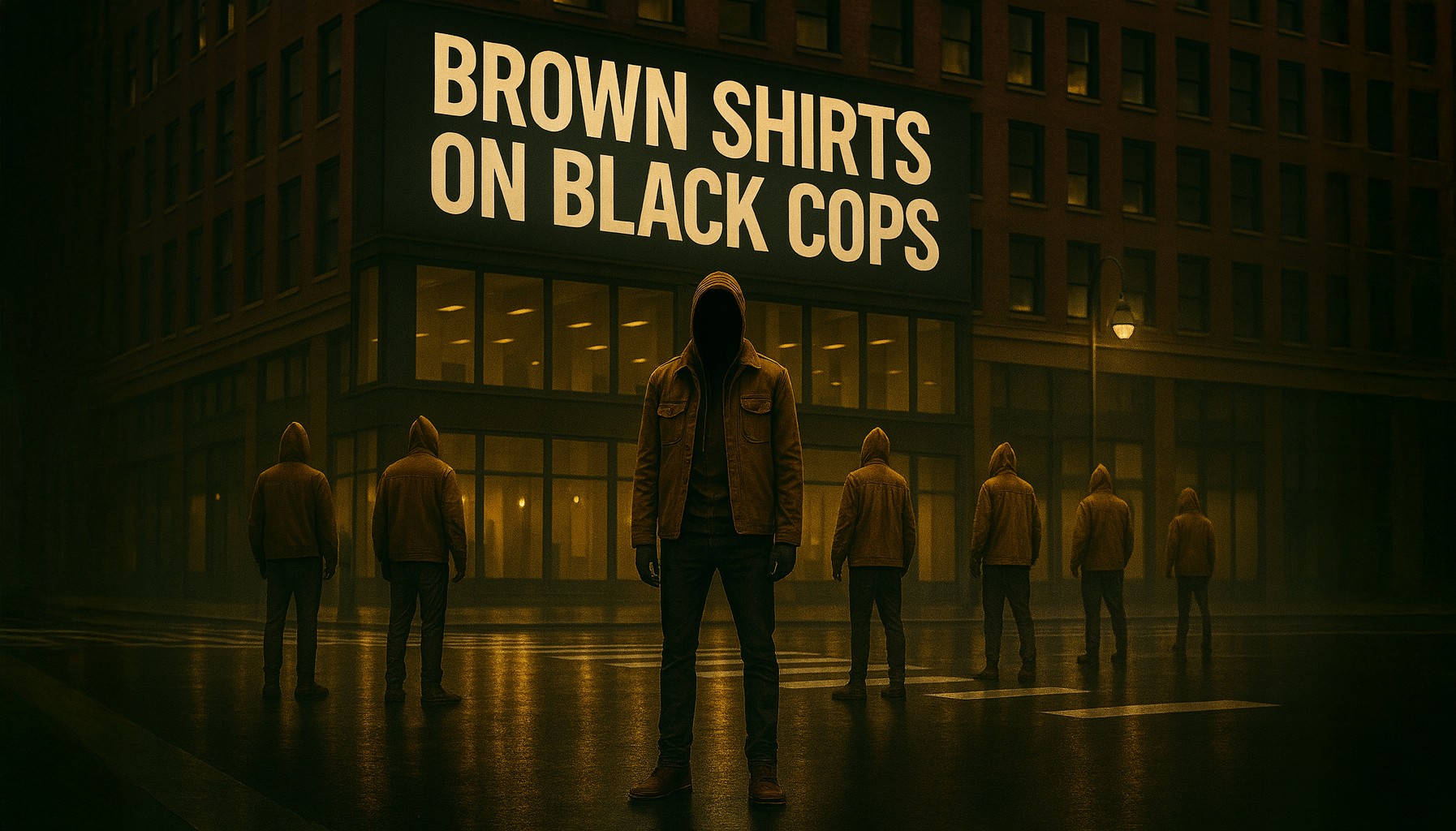 Brown Shirts On Black Cops