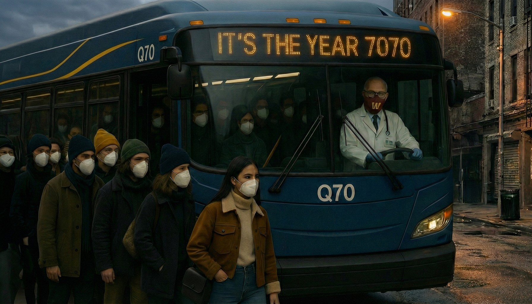 It's The Year 7070 Q70 Bus