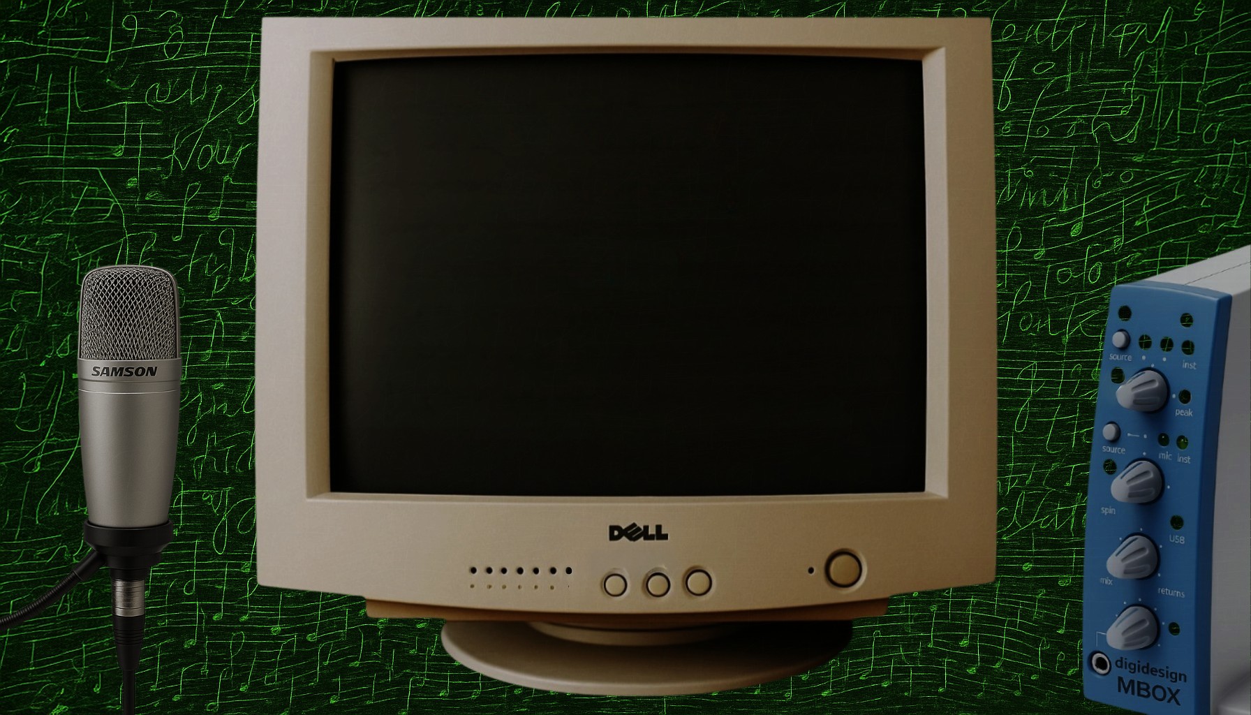 Blank Dell Precision Samson Mic Digidesgn MBox on Cryptographic Notation