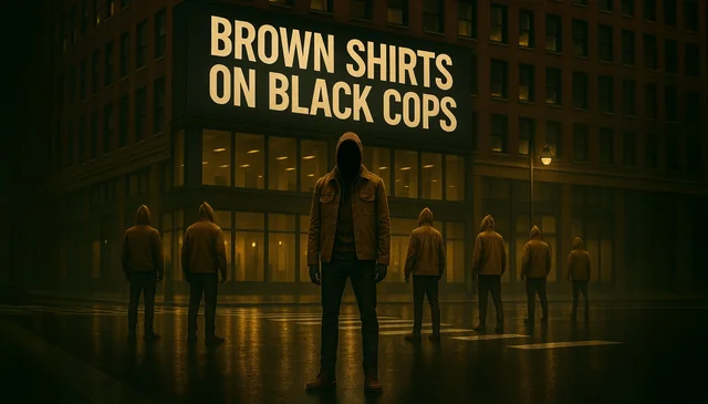 Brown Shirts On Black Cops