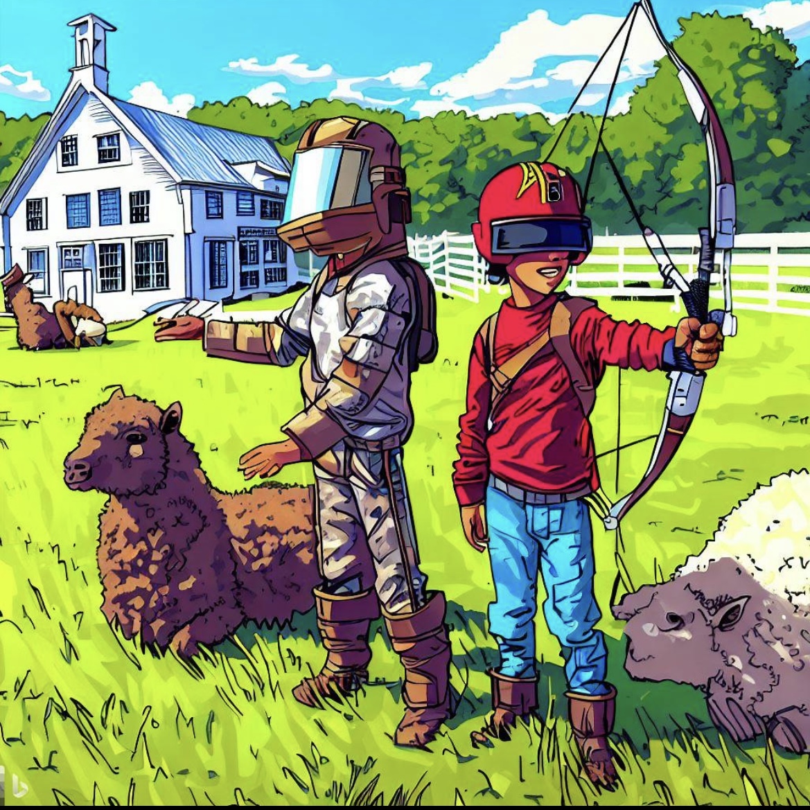 The Pioneer with the Crimson Helmet