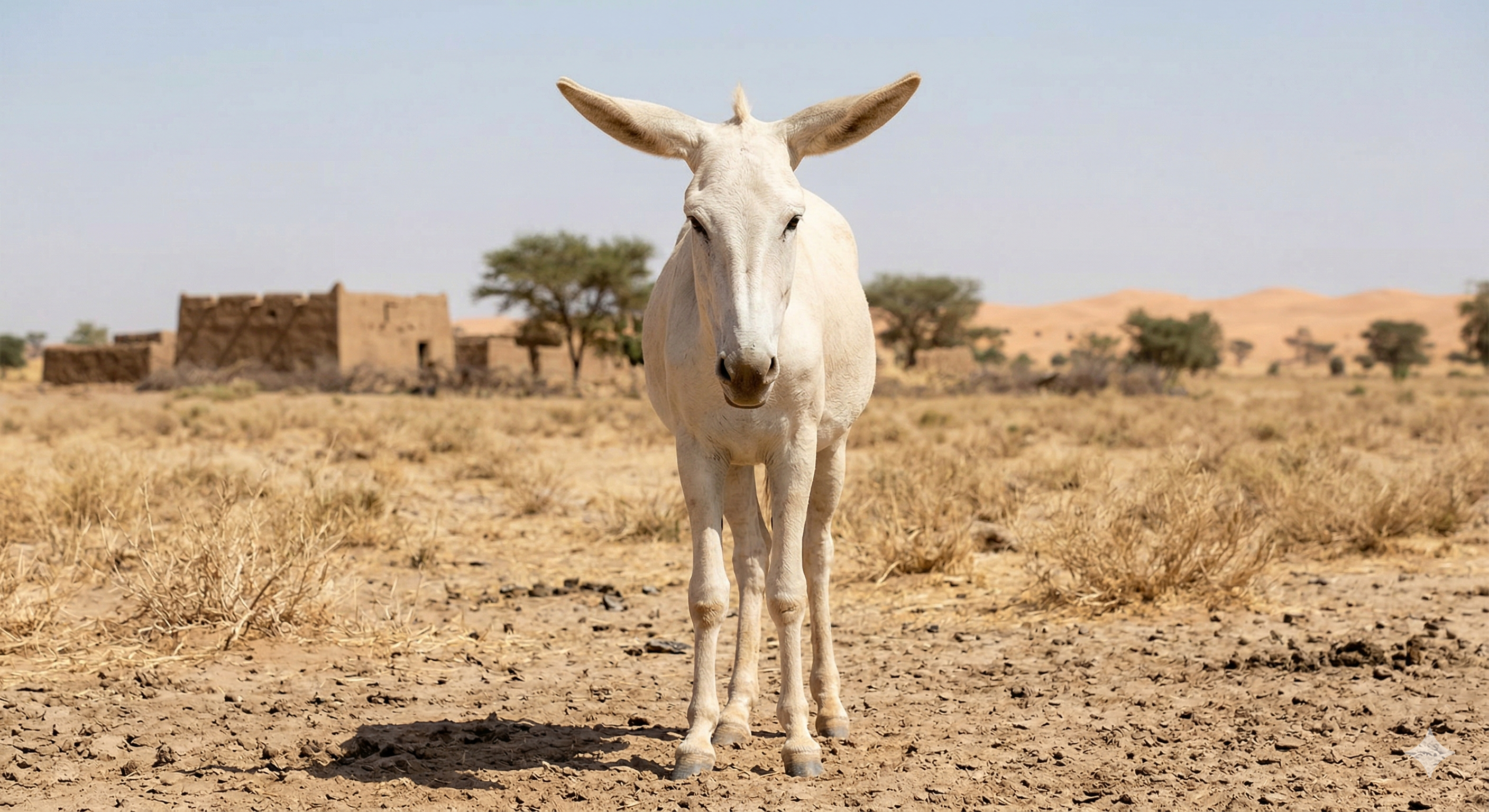 Sahel White Donkey