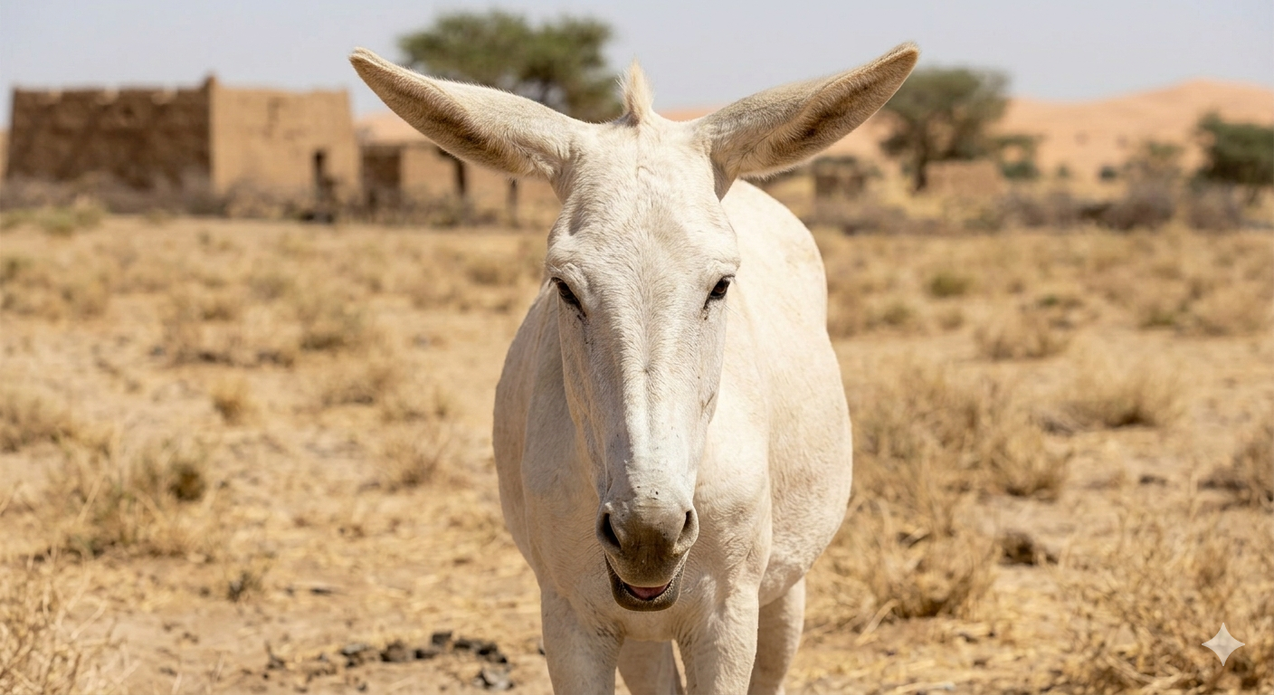 Sahel White Donkey
