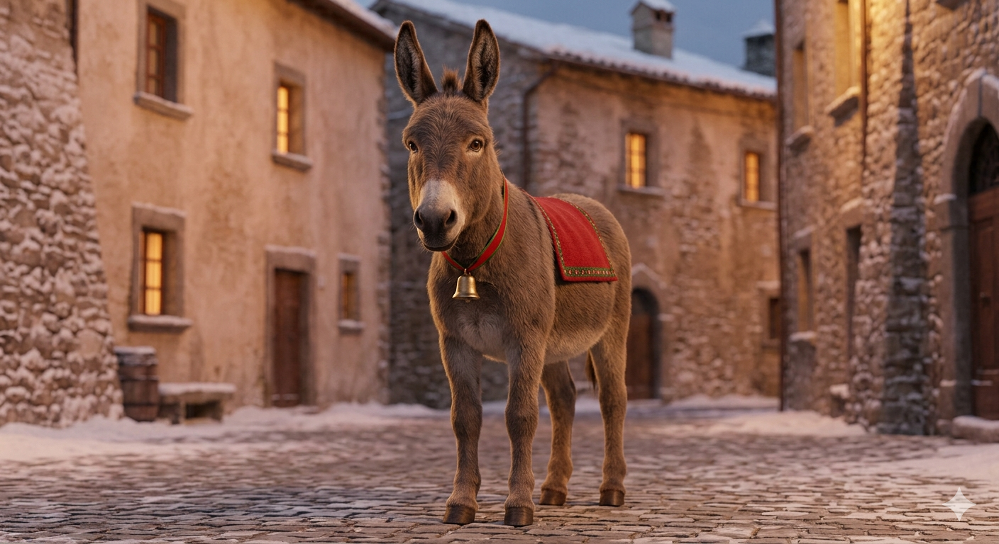 Italian Christmas Donkey
