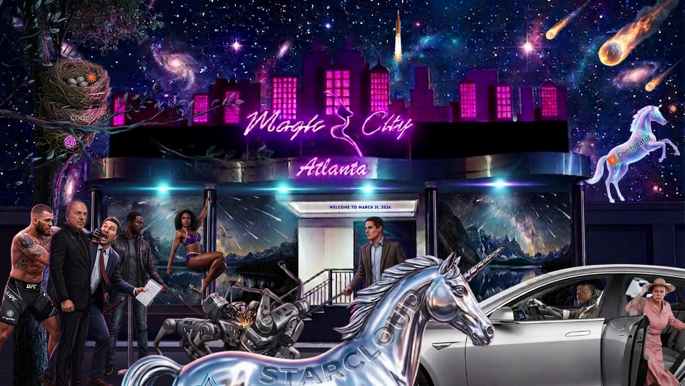 Starcloud Unicorn at Magic City Atlanta Exterior