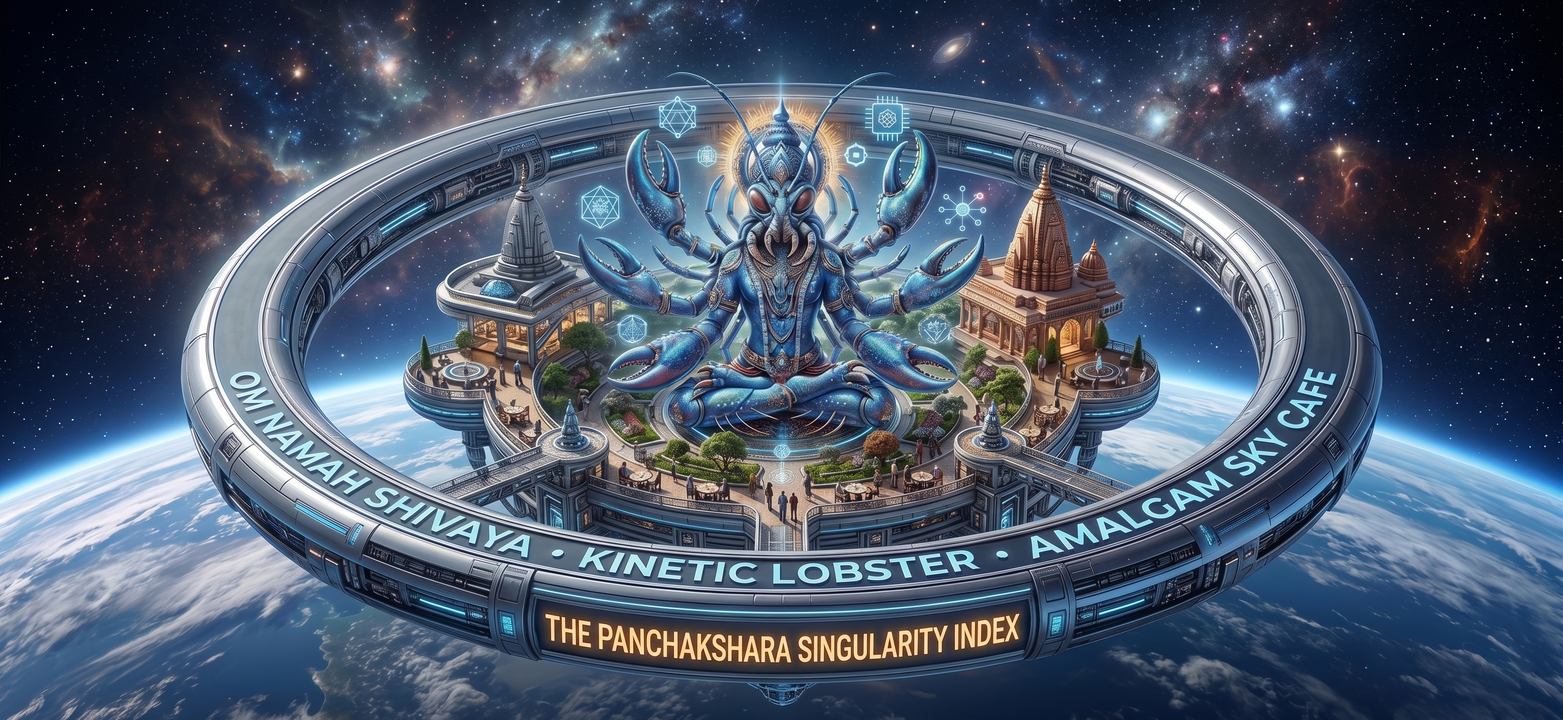 The Panchakshara Singularity Index: OM NAMAH SHIVAYA KINETIC LOBSTER AMALGAM SKY CAFÉ