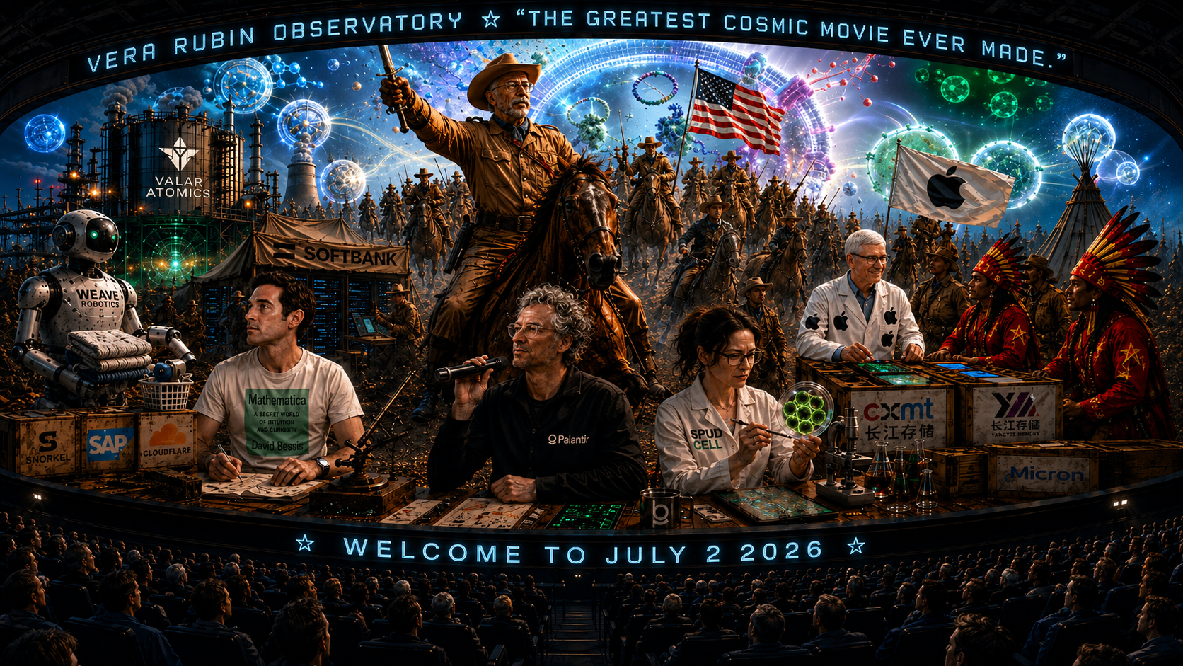 AI Hologram Teddy in The Greatest Cosmic Movie Ever Made