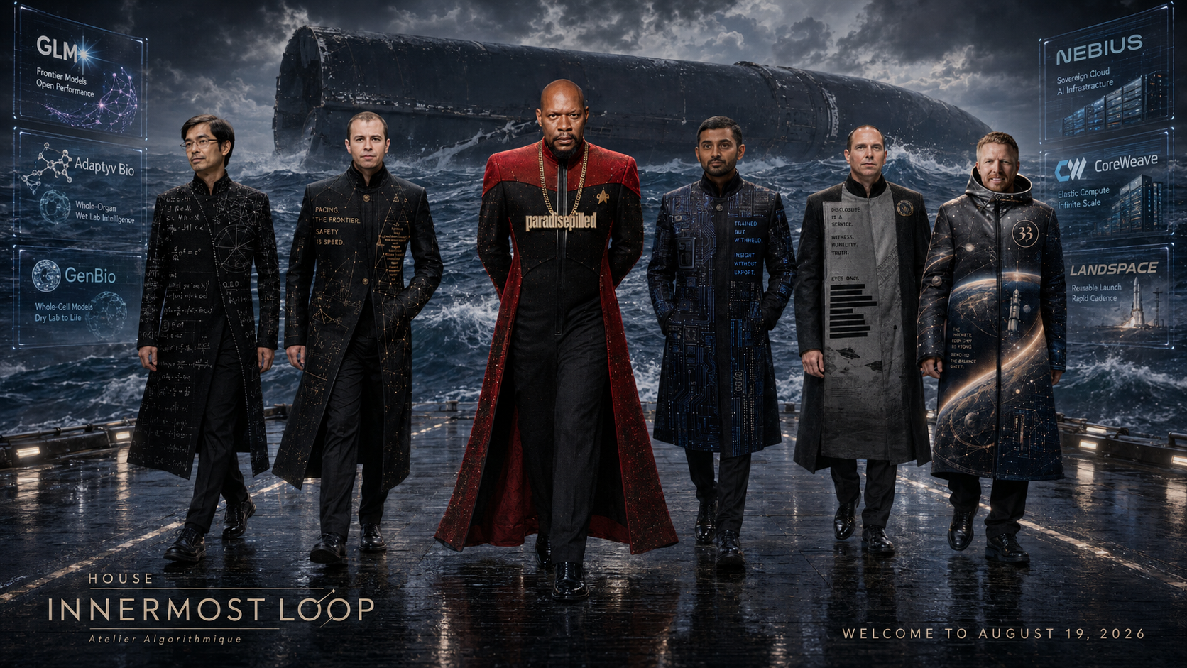 House Innermost Loop – Paradise Pilled – Terence Tao, Jakub Pachocki, Captain Benjamin Lafayette Sisko, Dylan Patel, Representative Eric Burlison, and Aaron Burnett Walk