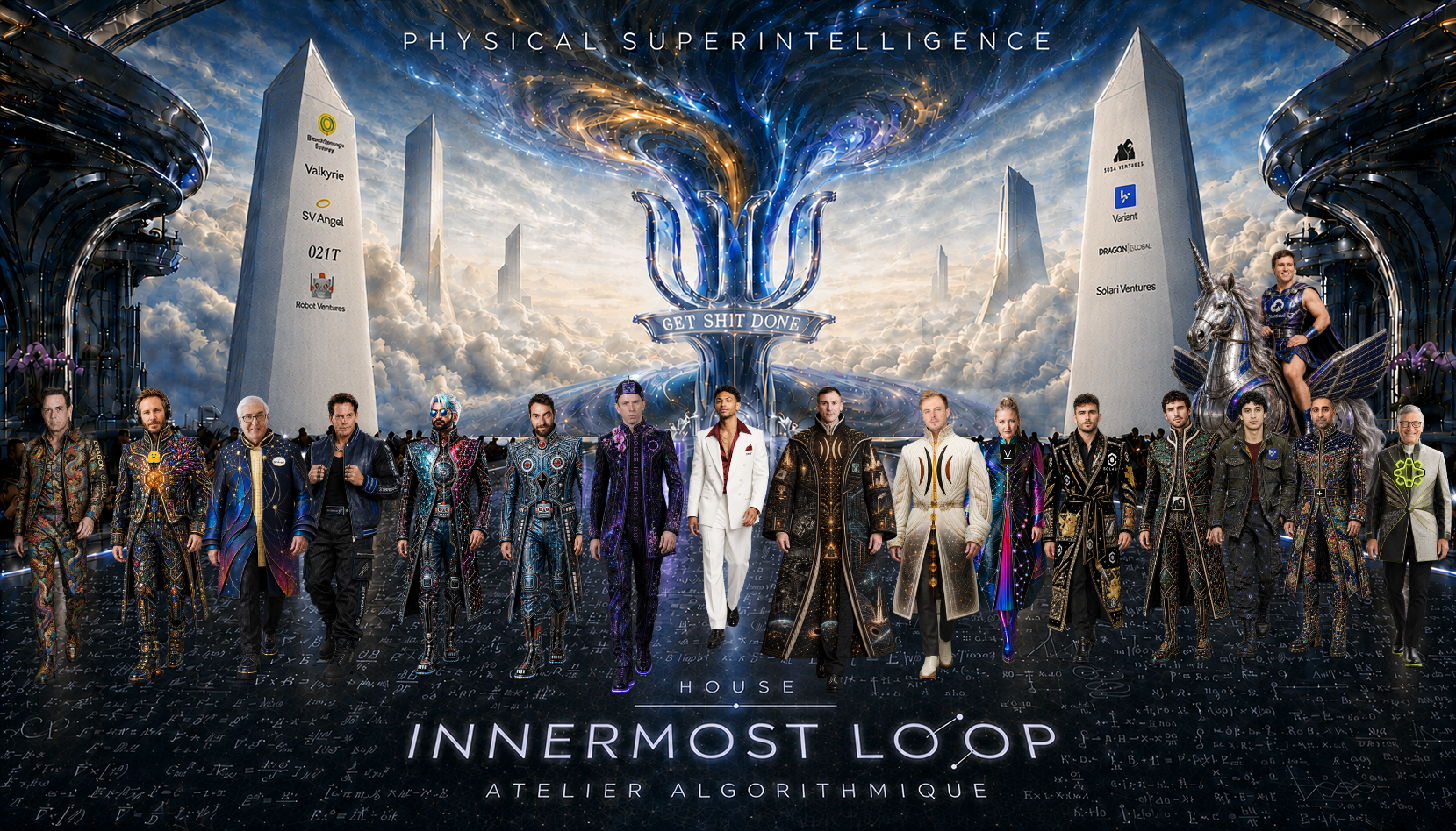 House Innermost Loop – Bob Zangrillo, Thomas Wolf, Anthony Scaramucci, Ron Conway, Tarun Chitra, Robert Leshner, Dr Alex Wissner-Gross, Devon Triplett, Matthew Pines, Alex Klokus, Beth Turner, AJ Scaramucci, Chad Byers, Elijah Fox, Balaji Srinivasan, Bill Gates, and Philip Johnston Walk