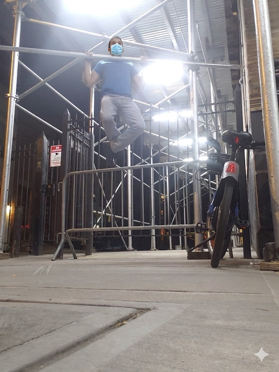 Spikes and Scaffolding Pull Up and Twelfth Psy-Op-20
